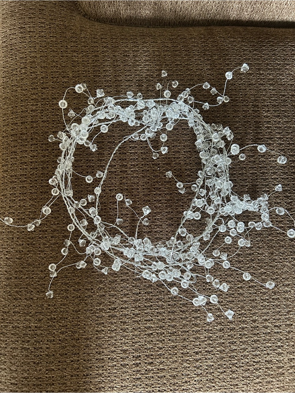 Crystal Beaded Garland String for Home Art Decor - Clear